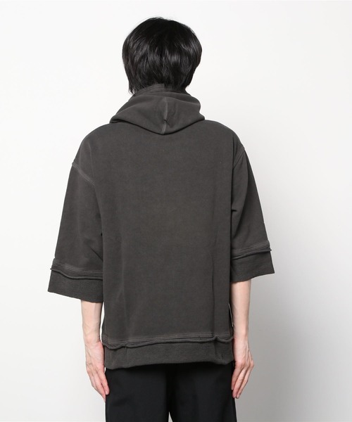 CAL O LINE（キャルオーライン）の「CAL O LINE /キャルオーライン　CUT-OFF SWEAT(HOODY) カットオフスウェット（フーディー） CL212-015（パーカー・メンズ・ブラック・MEDIUM/LARGE/X-LARGE）」の15枚目の写真