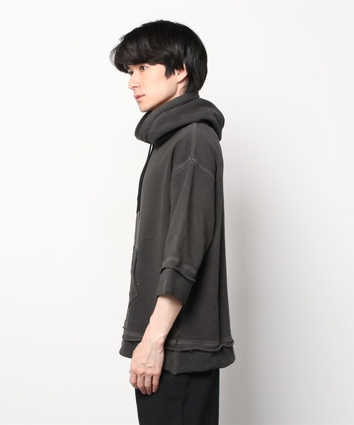 CAL O LINE（キャルオーライン）の「CAL O LINE /キャルオーライン　CUT-OFF SWEAT(HOODY) カットオフスウェット（フーディー） CL212-015（パーカー・メンズ・ブラック・MEDIUM/LARGE/X-LARGE）」の14枚目の写真