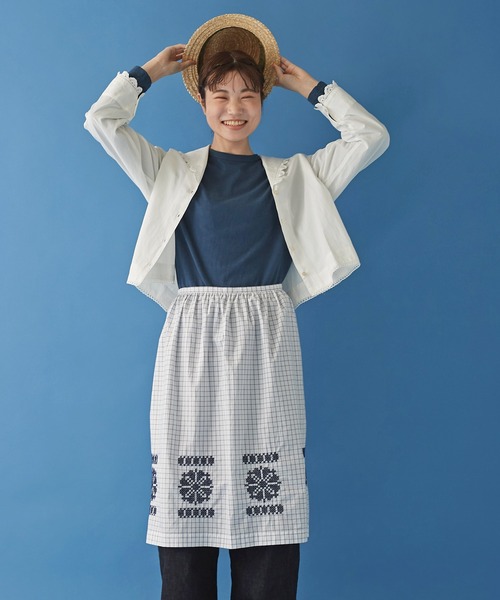 Malle（マル）の「malle コットンポプリン レース編み 大きな衿ショートブラウス（シャツ/ブラウス・レディース・オフホワイト・FREE）」の17枚目の写真