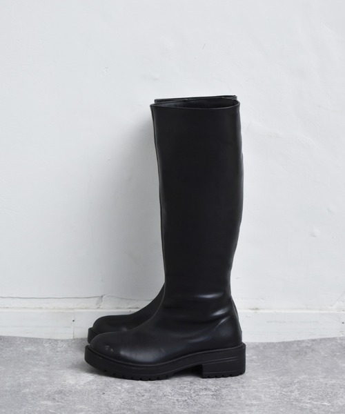 RETRO GIRL（レトロガール）の「ロングブーツ（ブーツ・レディース・グリーン/ブラック・L/M）」の7枚目の写真
