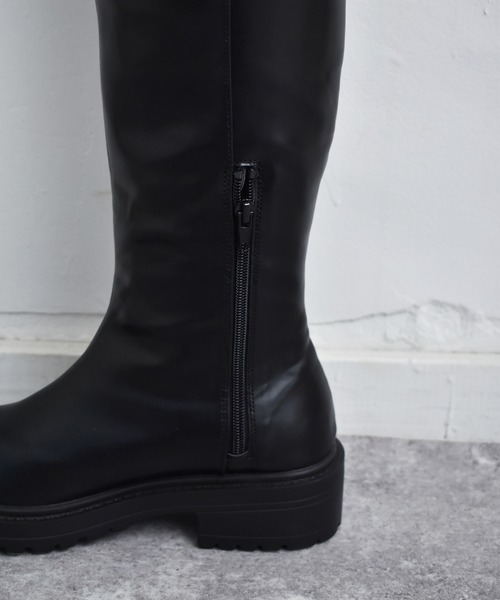 RETRO GIRL（レトロガール）の「ロングブーツ（ブーツ・レディース・グリーン/ブラック・L/M）」の9枚目の写真