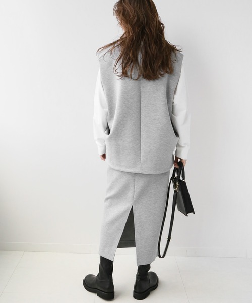 JOURNAL STANDARD relume(ジャーナルスタンダード レリューム)の「XINダンボールジレ◆(ベスト・レディース・グレー系その他/ネイビー・FREE)」の14枚目の写真