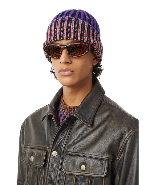 DIESEL(ディーゼル)の「メンズ レザージャケット(ライダースジャケット・メンズ・ブラウン/ブラック・LARGE/X-LARGE/X-SMALL/MEDIUM/SMALL)」の4枚目の写真