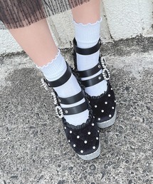 希少✨Swankiss EV laceup velour heels ブラック 62338044b_b_10_215.jpg