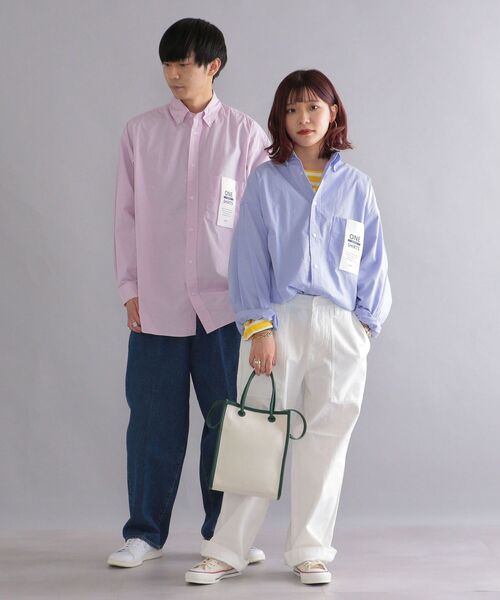 SHIPS（シップス）の「【WEB限定】SHIPS: バックツイル ワイド テーパード ベイカーパンツ（カーゴパンツ・メンズ・ホワイト/ベージュ/ネイビー/オリーブ・SMALL/MEDIUM/LARGE/X-LARGE）」の5枚目の写真