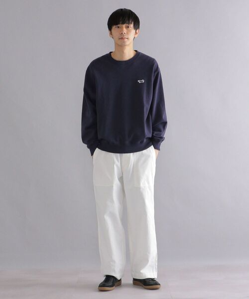 SHIPS（シップス）の「【WEB限定】SHIPS: バックツイル ワイド テーパード ベイカーパンツ（カーゴパンツ・メンズ・ホワイト/ベージュ/ネイビー/オリーブ・SMALL/MEDIUM/LARGE/X-LARGE）」の9枚目の写真