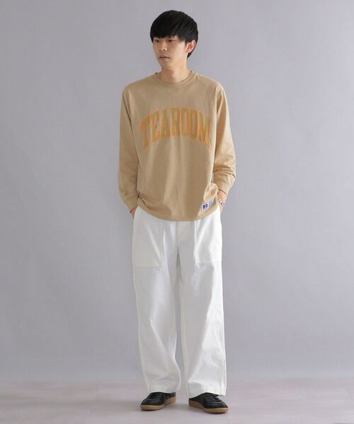 SHIPS（シップス）の「【WEB限定】SHIPS: バックツイル ワイド テーパード ベイカーパンツ（カーゴパンツ・メンズ・ホワイト/ベージュ/ネイビー/オリーブ・SMALL/MEDIUM/LARGE/X-LARGE）」の10枚目の写真