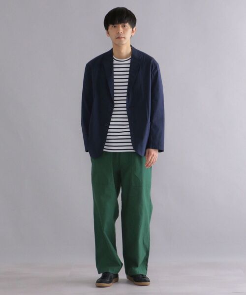 SHIPS（シップス）の「【WEB限定】SHIPS: バックツイル ワイド テーパード ベイカーパンツ（カーゴパンツ・メンズ・ホワイト/ベージュ/ネイビー/オリーブ・SMALL/MEDIUM/LARGE/X-LARGE）」の13枚目の写真