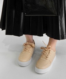 フェイクレザースニーカー　◇