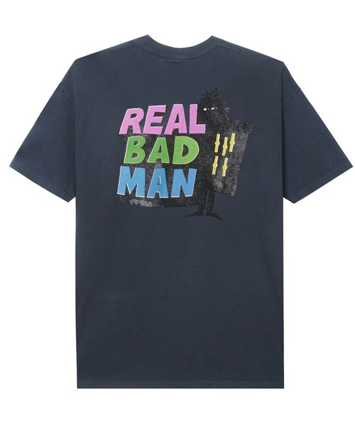 REAL BAD MAN（リアルバッドマン）の「Real Bad Man RBM LOGO TEE VOL 8 S/S TEE（Tシャツ/カットソー・メンズ・ホワイト/ブラック/ブルー系その他・MEDIUM/LARGE/X-LARGE/SMALL）」の3枚目の写真