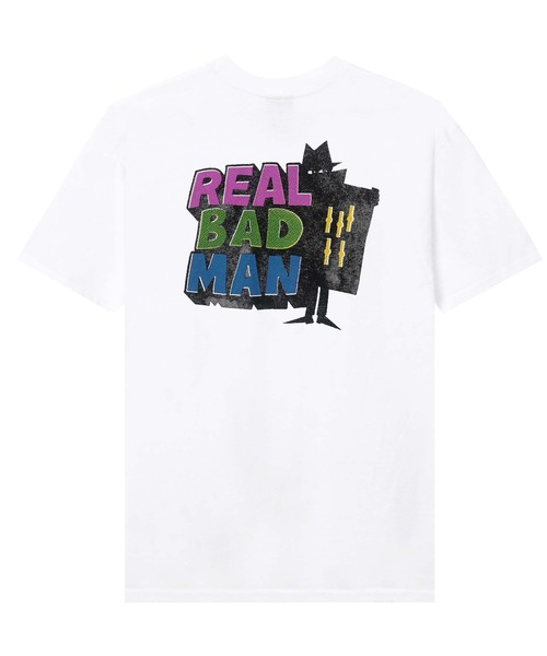 REAL BAD MAN（リアルバッドマン）の「Real Bad Man RBM LOGO TEE VOL 8 S/S TEE（Tシャツ/カットソー・メンズ・ホワイト/ブラック/ブルー系その他・MEDIUM/LARGE/X-LARGE/SMALL）」の2枚目の写真