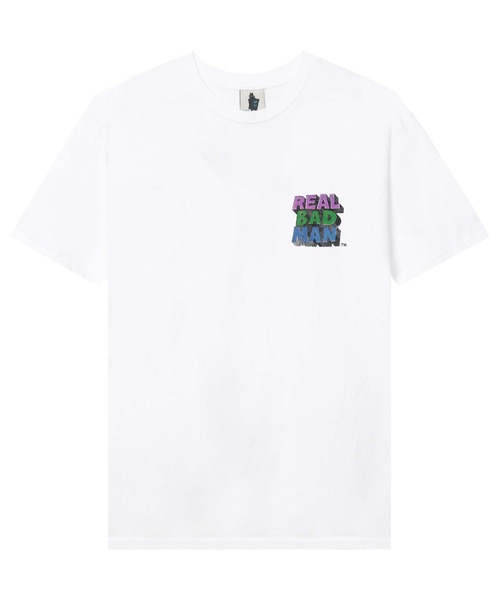 REAL BAD MAN（リアルバッドマン）の「Real Bad Man RBM LOGO TEE VOL 8 S/S TEE（Tシャツ/カットソー・メンズ・ホワイト/ブラック/ブルー系その他・MEDIUM/LARGE/X-LARGE/SMALL）」の5枚目の写真