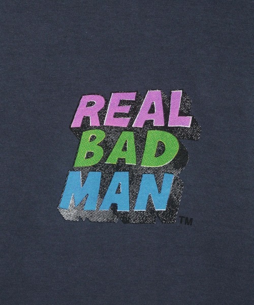 REAL BAD MAN（リアルバッドマン）の「Real Bad Man RBM LOGO TEE VOL 8 S/S TEE（Tシャツ/カットソー・メンズ・ホワイト/ブラック/ブルー系その他・MEDIUM/LARGE/X-LARGE/SMALL）」の9枚目の写真