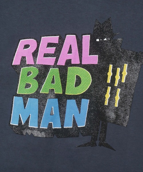 REAL BAD MAN（リアルバッドマン）の「Real Bad Man RBM LOGO TEE VOL 8 S/S TEE（Tシャツ/カットソー・メンズ・ホワイト/ブラック/ブルー系その他・MEDIUM/LARGE/X-LARGE/SMALL）」の8枚目の写真