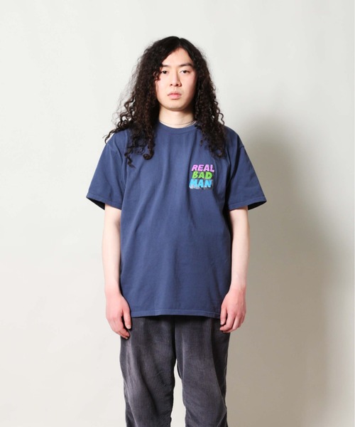 REAL BAD MAN（リアルバッドマン）の「Real Bad Man RBM LOGO TEE VOL 8 S/S TEE（Tシャツ/カットソー・メンズ・ホワイト/ブラック/ブルー系その他・MEDIUM/LARGE/X-LARGE/SMALL）」の12枚目の写真