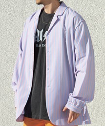 LAVEANGE | カラーストライプシャツ(シャツ/ブラウス)