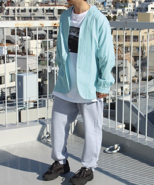 LAVEANGE（ラビアンジェ）の「カラーストライプシャツ（シャツ/ブラウス・メンズ・ライトブルー/グリーン/ミント・M/L）」の16枚目の写真