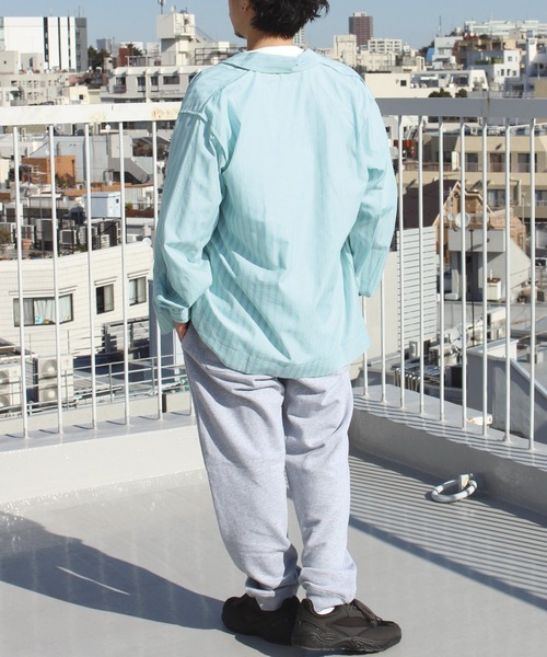 LAVEANGE（ラビアンジェ）の「カラーストライプシャツ（シャツ/ブラウス・メンズ・ライトブルー/グリーン/ミント・M/L）」の20枚目の写真