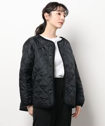 Samansa Mos2 | キルティングノーカラーブルゾン(ブルゾン)