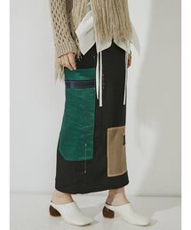 UN3D. | パッチワークスカート(スカート)
