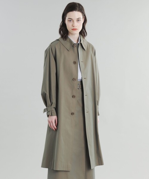 マッキントッシュフィロソフィー　トレンチコート　オリーブグリーン MACKINTOSH PHILOSOPHY（ﾏｯｷﾝﾄｯｼｭ ﾌｨﾛｿﾌｨｰ）の「GREY LABEL