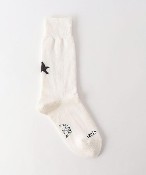 ROSTER SOX(ロスターソックス)の「<ROSTER SOX>スターソックス(ソックス/靴下・レディース・ホワイト/ライム/オレンジ・FREE)」の2枚目の写真