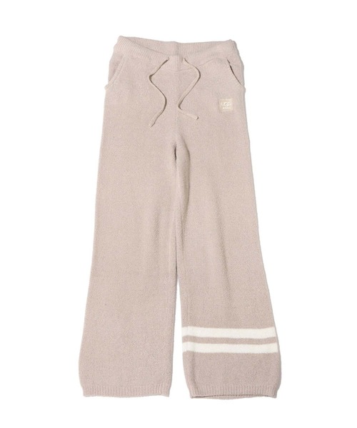 UGG（アグ）の「UGG@mos ROOM WEAR 裾ダブルライン ニットパンツ（ルームウェア/パジャマ・レディース・ベージュ/ネイビー・M/L）」の2枚目の写真