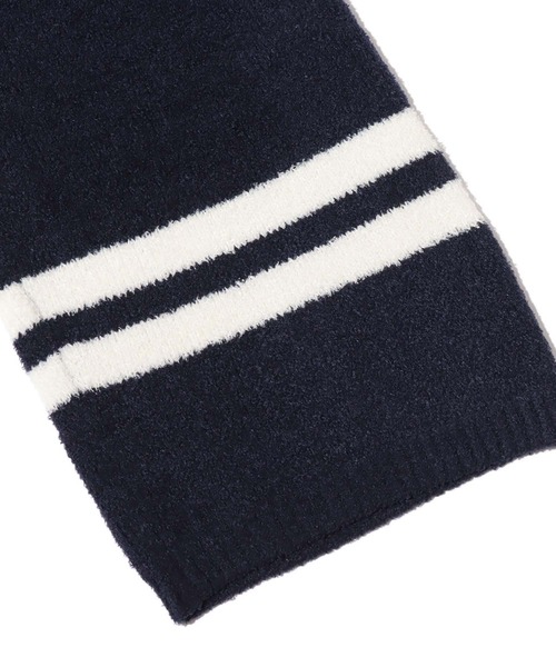 UGG（アグ）の「UGG@mos ROOM WEAR 裾ダブルライン ニットパンツ（ルームウェア/パジャマ・レディース・ベージュ/ネイビー・M/L）」の7枚目の写真