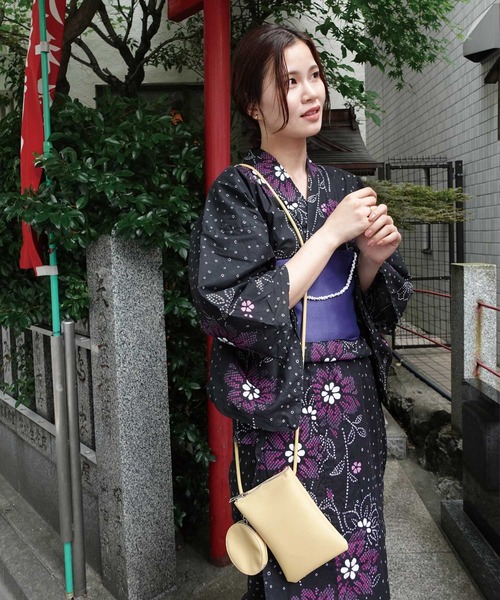 CORNERS（コーナーズ）の「フェイクレザーミニショルダーバッグ（ショルダーバッグ・レディース・ホワイト/ライトブルー/ブラック/ブラウン/ライトグリーン/ベージュ/マスタード/カーキ/アイボリー・FREE）」の15枚目の写真