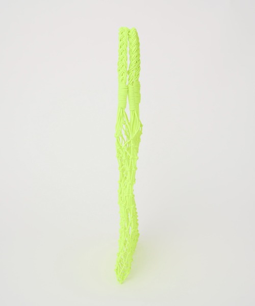 COLONY 2139（コロニートゥーワンスリーナイン）の「マクラメバッグ（ハンドバッグ・レディース・イエロー/ピンク・FREE）」の7枚目の写真