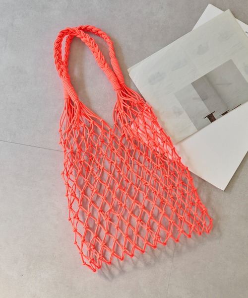 COLONY 2139（コロニートゥーワンスリーナイン）の「マクラメバッグ（ハンドバッグ・レディース・イエロー/ピンク・FREE）」の16枚目の写真