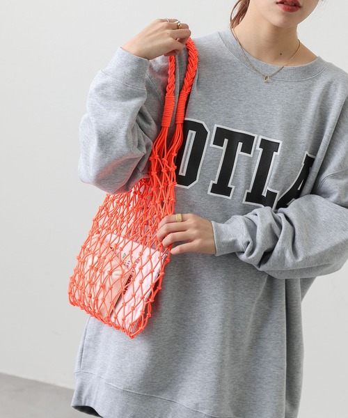 COLONY 2139（コロニートゥーワンスリーナイン）の「マクラメバッグ（ハンドバッグ・レディース・イエロー/ピンク・FREE）」の15枚目の写真