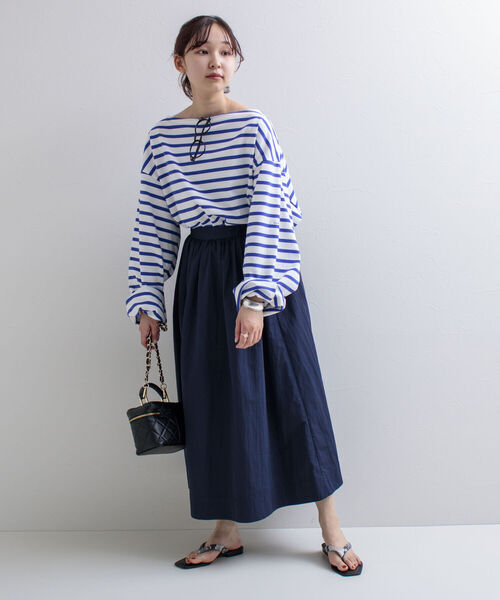 GLOSTER(グロスター)の「【GLOSTER/グロスター】フレンチビッグバスク(Tシャツ/カットソー・メンズ・ホワイト系その他/ホワイト系その他2/グリーン系その他/イエロー系その他・FREE)」の7枚目の写真