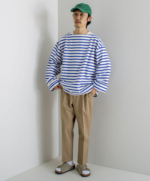 GLOSTER(グロスター)の「【GLOSTER/グロスター】フレンチビッグバスク(Tシャツ/カットソー・メンズ・ホワイト系その他/ホワイト系その他2/グリーン系その他/イエロー系その他・FREE)」の11枚目の写真