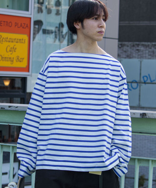 GLOSTER(グロスター)の「【GLOSTER/グロスター】フレンチビッグバスク(Tシャツ/カットソー・メンズ・ホワイト系その他/ホワイト系その他2/グリーン系その他/イエロー系その他・FREE)」の15枚目の写真