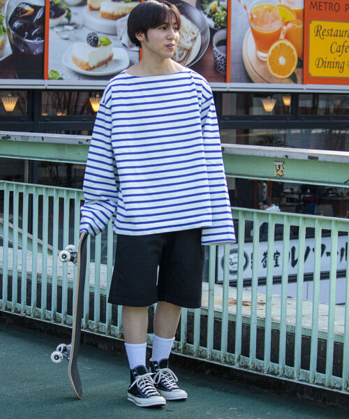 GLOSTER(グロスター)の「【GLOSTER/グロスター】フレンチビッグバスク(Tシャツ/カットソー・メンズ・ホワイト系その他/ホワイト系その他2/グリーン系その他/イエロー系その他・FREE)」の16枚目の写真