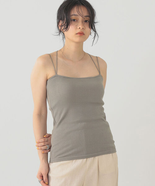 B:MING by BEAMS(ビーミングバイビームス)の「B:MING by BEAMS / ブラレット キャミソール 22SS(キャミソール・レディース・ブラック/オフホワイト/オリーブ・SMALL/MEDIUM)」の8枚目の写真