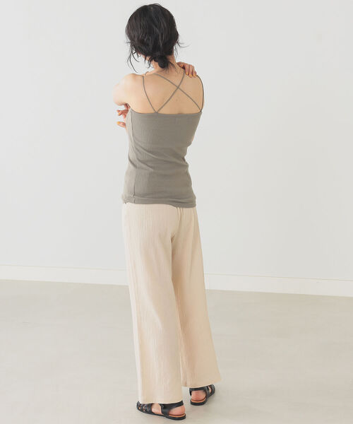 B:MING by BEAMS(ビーミングバイビームス)の「B:MING by BEAMS / ブラレット キャミソール 22SS(キャミソール・レディース・ブラック/オフホワイト/オリーブ・SMALL/MEDIUM)」の9枚目の写真