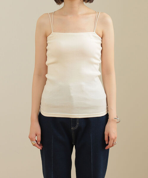 B:MING by BEAMS(ビーミングバイビームス)の「B:MING by BEAMS / ブラレット キャミソール 22SS(キャミソール・レディース・ブラック/オフホワイト/オリーブ・SMALL/MEDIUM)」の13枚目の写真