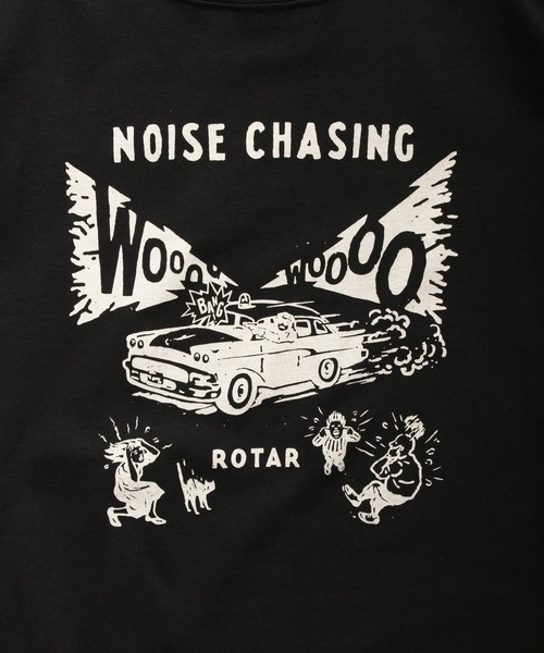 ROTAR(ローター)の「NOISE CHASING LS Tee(Tシャツ/カットソー・メンズ・オフホワイト/ネイビー/スミクロ・LARGE/MEDIUM/SMALL/X-LARGE)」の6枚目の写真