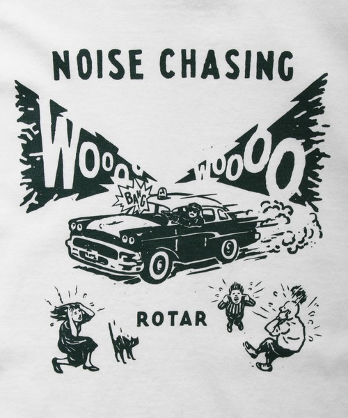 ROTAR(ローター)の「NOISE CHASING LS Tee(Tシャツ/カットソー・メンズ・オフホワイト/ネイビー/スミクロ・LARGE/MEDIUM/SMALL/X-LARGE)」の8枚目の写真