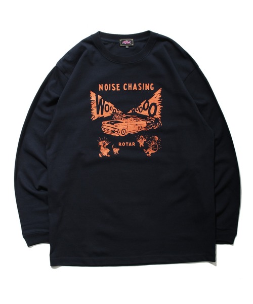 ROTAR(ローター)の「NOISE CHASING LS Tee(Tシャツ/カットソー・メンズ・オフホワイト/ネイビー/スミクロ・LARGE/MEDIUM/SMALL/X-LARGE)」の5枚目の写真
