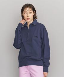 BEAUTY&YOUTH UNITED ARROWS | BY コットン裏毛 ハーフスキッパー スウェット プルオーバー -ウォッシャブル-◆(スウェット)
