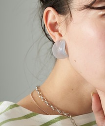 earth music&ecology | アクリルマーブルイヤリング(イヤリング)