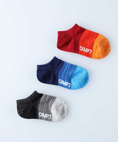 セール】【CAMP7】アンクルソックス3点セット（ソックス/靴下）｜CAMP7