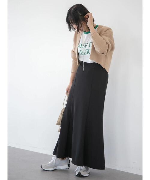 Green　Parks（グリーンパークス）の「・novem 9 リンガーロゴロンT（Tシャツ/カットソー・レディース・ネイビー/レッド/グリーン/グリーン系その他3・FREE）」の11枚目の写真