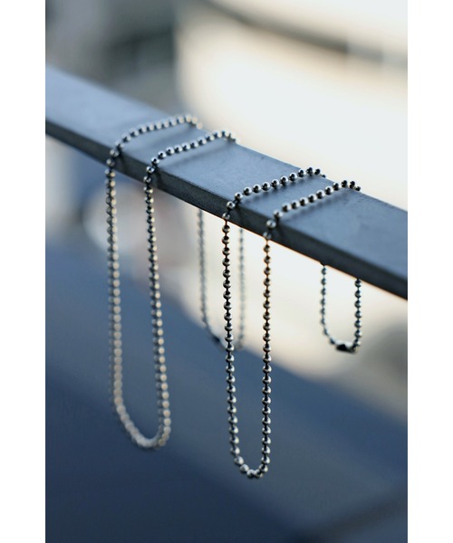 CREARE -LINO-(クレアーレリノ)の「ボールチェーンネックレス/silver925(ネックレス・メンズ・シルバー・L/M)」の6枚目の写真