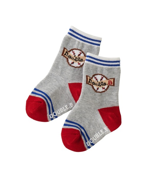 DOUBLE_B（ダブルビー）の「ソックスパック３足セット(11-21cm)（ソックス/靴下・キッズ・マルチ/ホワイト/ブルー・19-21cm/17-19cm/13-15cm/11-13cm/15-17cm）」の5枚目の写真