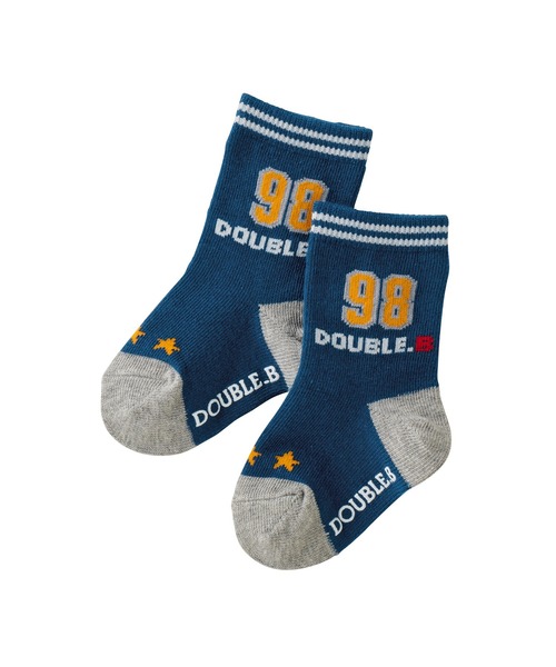 DOUBLE_B（ダブルビー）の「ソックスパック３足セット(11-21cm)（ソックス/靴下・キッズ・マルチ/ホワイト/ブルー・19-21cm/17-19cm/13-15cm/11-13cm/15-17cm）」の9枚目の写真