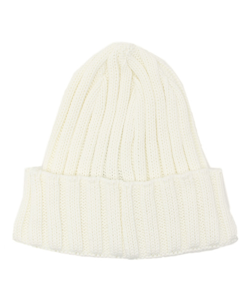 LEUCHTFEUER（ロイフトフォイヤー）の「LEUCHTFEUER / リブ ワッチキャップ 15SS（ニットキャップ/ビーニー・レディース・ナチュラル/グレー/ネイビー・ONE SIZE）」の4枚目の写真